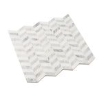 Contemporary Chevron Marble Mosaic Tile | Tile Club