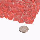 Diamond Red Glass Pebble Mosaic Tile | Tile Club