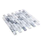 Frozen Dreams Brick Glass Mosaic Tile | Tile Club