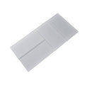 Glacier Aura Gray 3X6 Frosted Glass Subway Tile | Tile Club
