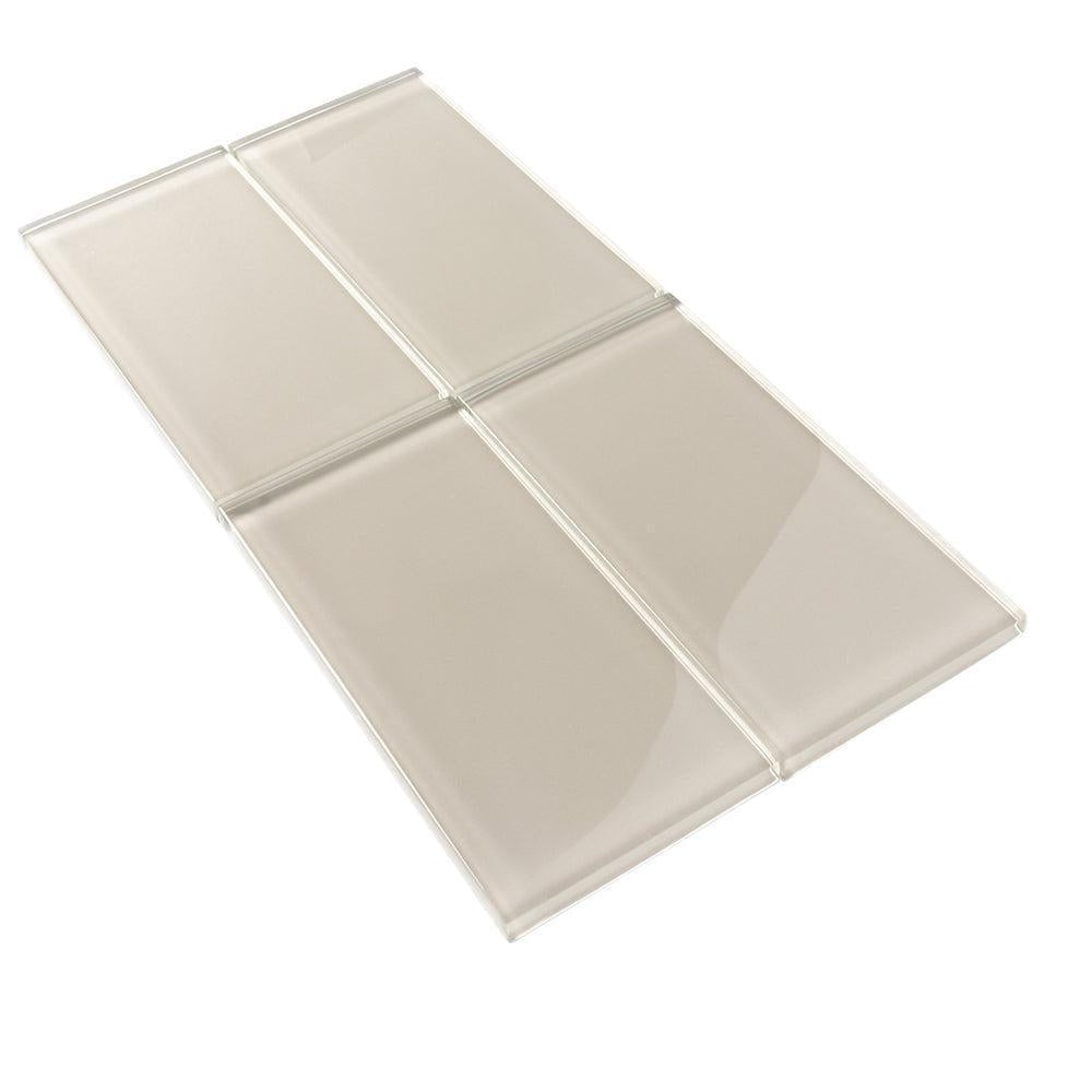 GLACIER BEACH 3" x 6" POLISHED Glass Subway TILE | Tile Club