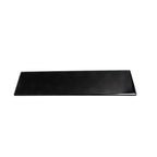 Glacier Black 4X16 Polished Glass Tile | Tile Club