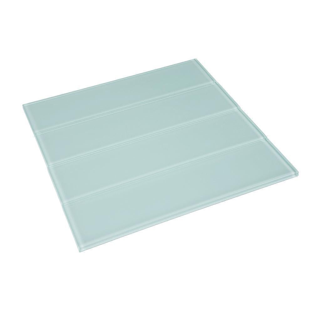 Glacier Breeze 3X12 Polished Glass Tile | Tile Club
