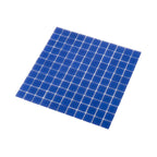 Glacier Cobalt Blue 1x1 Matte Glass Tile | Tile Club