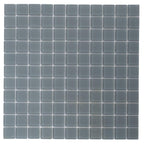 Glacier Dark Gray 1X1 Frosted Glass Tile