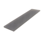 Glacier Dark Gray 3" x 12" Frosted Glass Tile | Tile Club