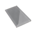 Glacier Dark Gray 3" x 6" Polished Glass Subway Tile | Tile Club