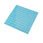 Glacier Laguna Blue 1X1 Polished Glass Tile | Tile Club