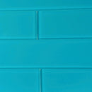 Glacier Laguna Blue 3X12 Frosted Glass Tile | Tile Club
