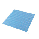 Glacier Ocean Blue 1" x 1" Frosted Glass Tile | Tile Club