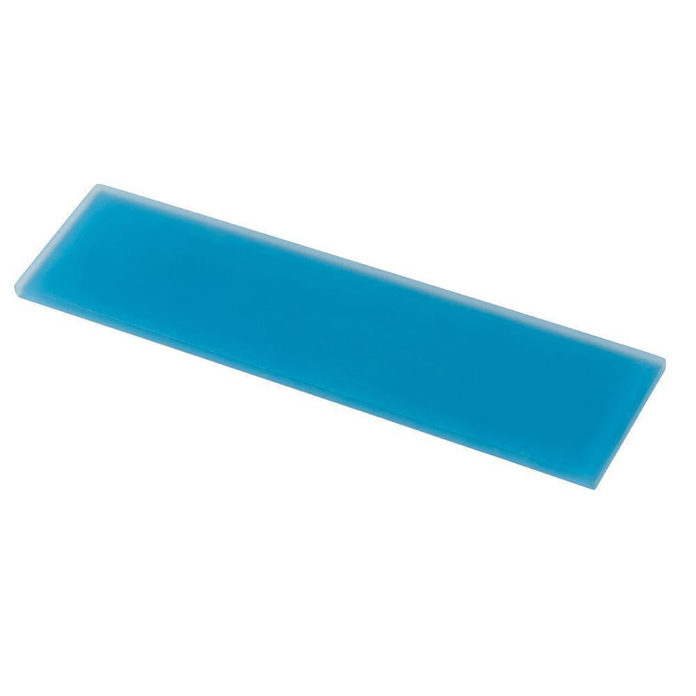 Glacier Ocean Blue 3" x 12" Polished Glass Tile | Tile Club