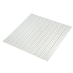 Glacier Pure White 1X1 Frosted Glass Tile | Tile Club