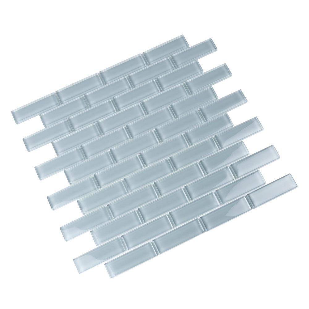 Gray Glass Brick Tile