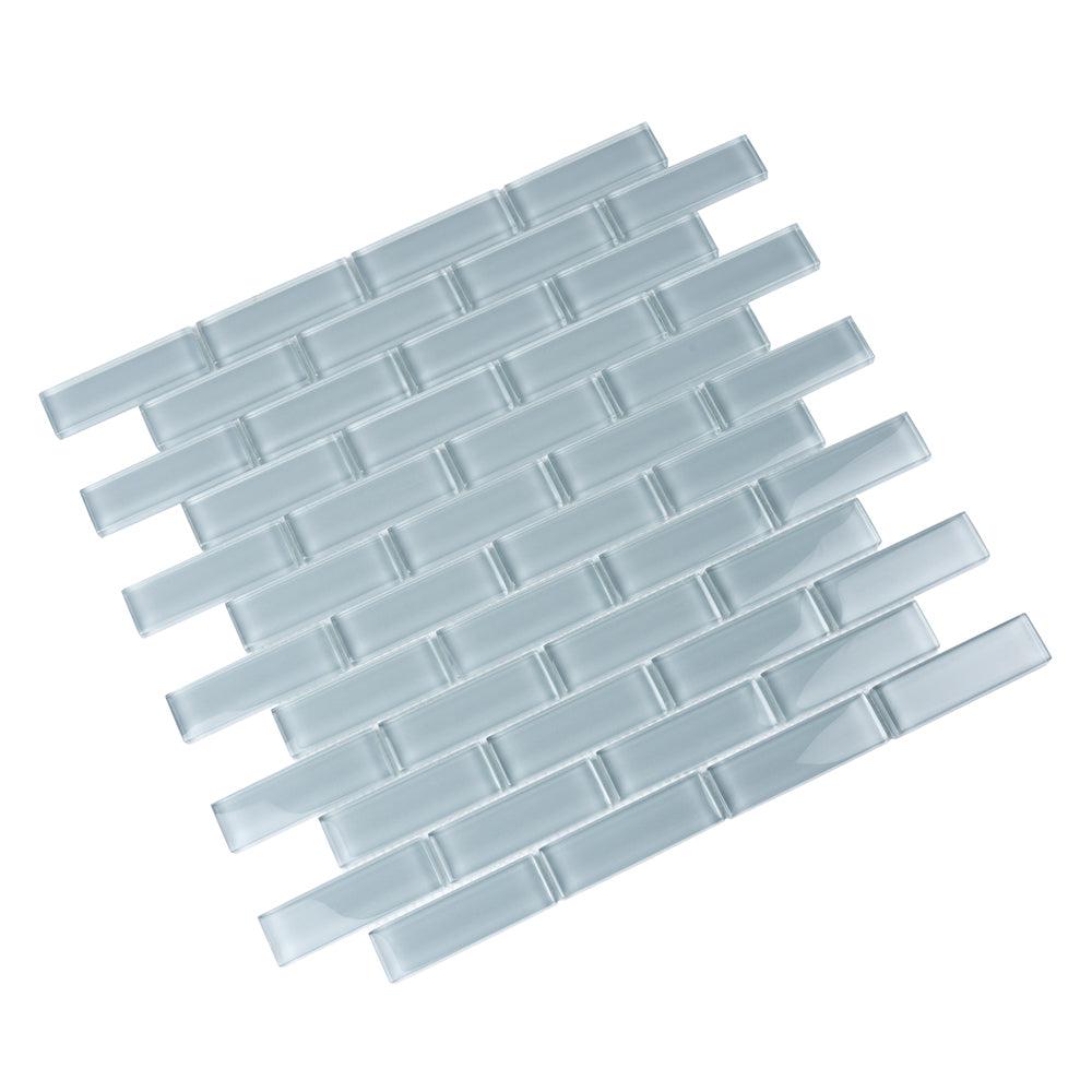 Gray Glass Brick Tile | Tile Club