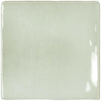 Lake Mint Glazed Ceramic Tile 4x4 Square | Tile Club
