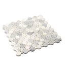 Eastern White Circles Marble Tile | Tile Club