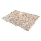 Seashell Dreams Herringbone Mosaic Tile | Tile Club