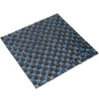Shimmer Black Glass Mosaic Tile | Tile Club
