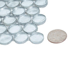 Silver Glass Penny Round Mosaic Tile | Tile Club