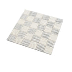 Sticks White Carrara Marble Mosaic Tile | Tile Club