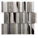 Villa Rapids Quartz and Glass Mosaic Tile