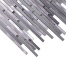 Waterfall Haze Linear Glass & Metal Mosaic Tile | Tile Club