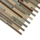 Waterfall Slate Linear Glass And Slate Mosaic Tile | Tile Club