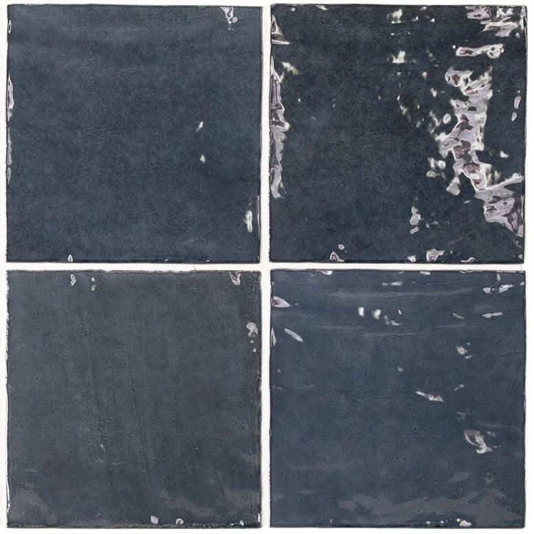 La Riviera Blue Reef Ceramic Tile 5.2" x 5.2" | Tile Club