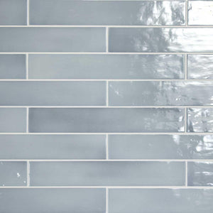 Lake Moon Glazed Ceramic Long Subway Tile 2.6x16