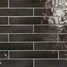 Lake Black Ceramic Subway Tile 2.6x16
