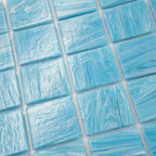 Ocean Surf Glossy 2" Mixed Squares Glass Pool Tile | Tile Club