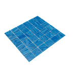 Underwater Pool Blue 2" Mixed Squares Glass Tile | Tile Club