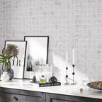 2X2 White Carrara Honed Mosaic Tile | Tile Club