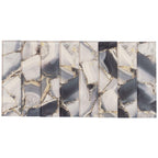 3" x 12" Smoky Quartz Geode Glass Tile | Tile Club
