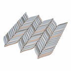 Chateau Blue Sprig Ceramic Mosaic Tile | Tile Club