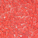 Diamond Red Glass Pebble Mosaic Tile | Tile Club