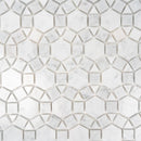 Enigma Bianco Carrara Marble Mosaic Tile | Tile Club