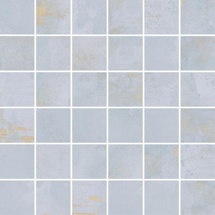 Gilded Age Blue Porcelain Mosaic | Tile Club