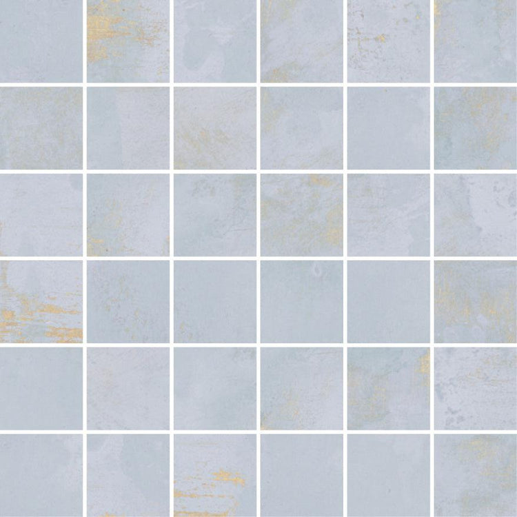 Gilded Age Blue Porcelain Mosaic | Tile Club