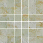 Gilded Age Green Porcelain Mosaic | Tile Club