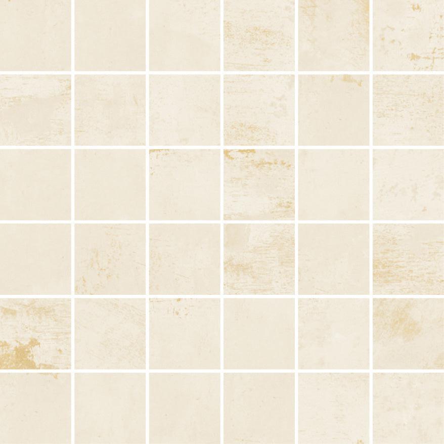 Gilded Age Ivory Porcelain Mosaic | Tile Club
