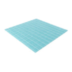 Glacier Aqua 1X1 Frosted Glass Tile | Tile Club