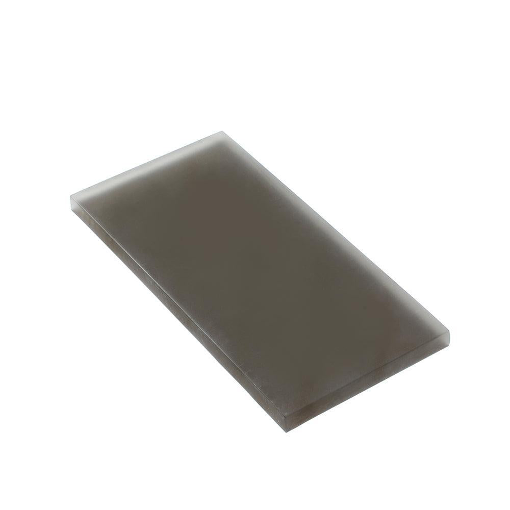 Glacier Ash Gray 3X6 Frosted Glass Subway Tile