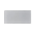 Glacier Aura Gray 3X6 Frosted Glass Tile Position: 1