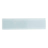 Glacier Aura Gray 4X16 Polished Glass Tile