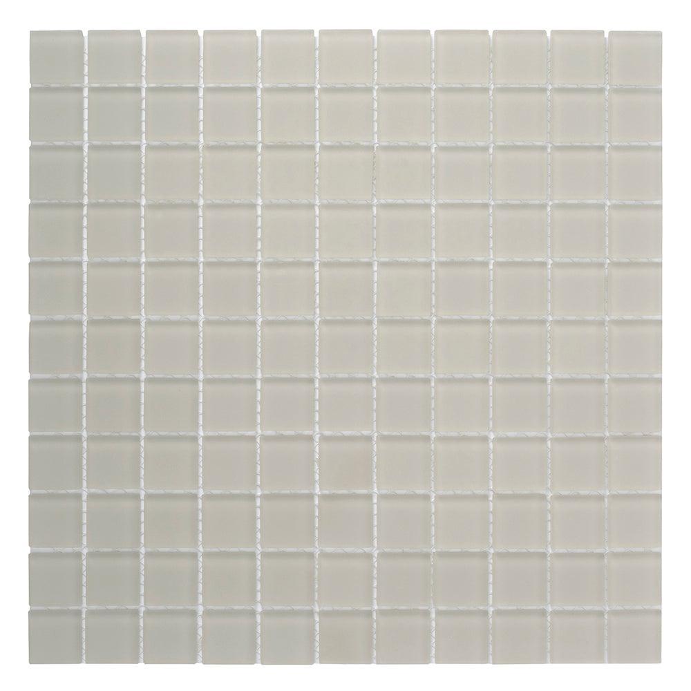 Glacier Beach 1X1 Frosted Glass Tile