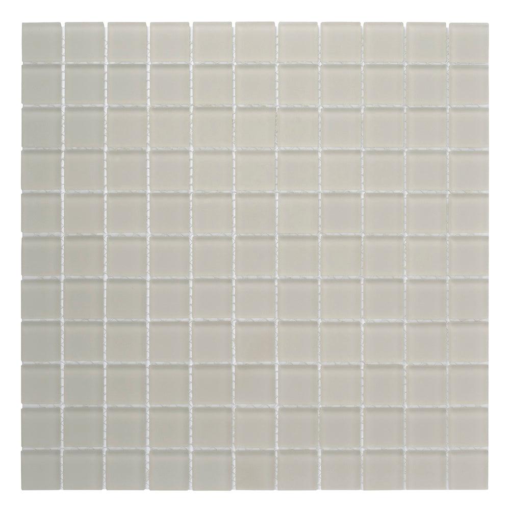 Glacier Beach 1X1 Frosted Glass Tile Sample