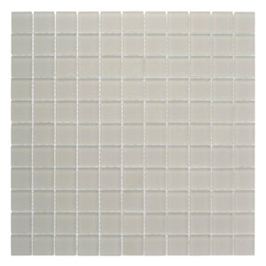 Glacier Beach 1X1 Frosted Glass Tile Sample