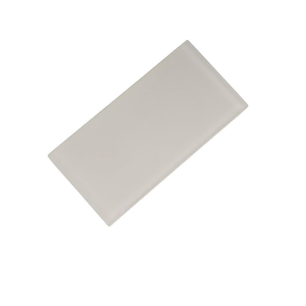 Glacier Beach 3X6 Frosted Glass Subway Tile | Tile Club