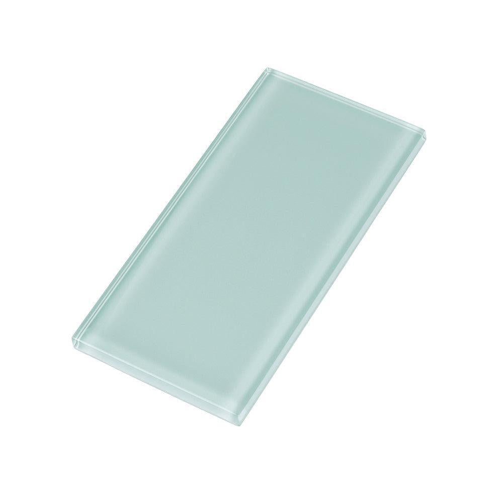 Glacier Breeze 3X6 Polished Glass Subway Tile | Tile Club